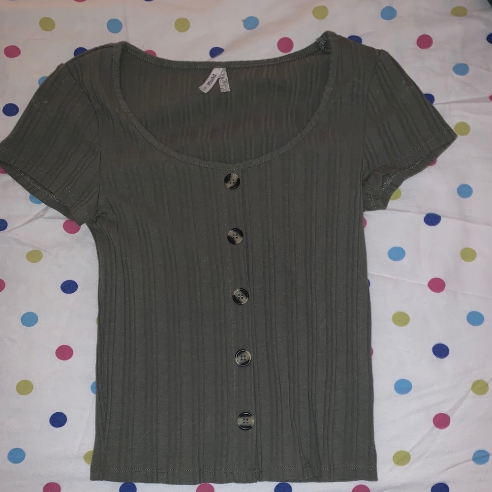 MUDD Button Down Top
